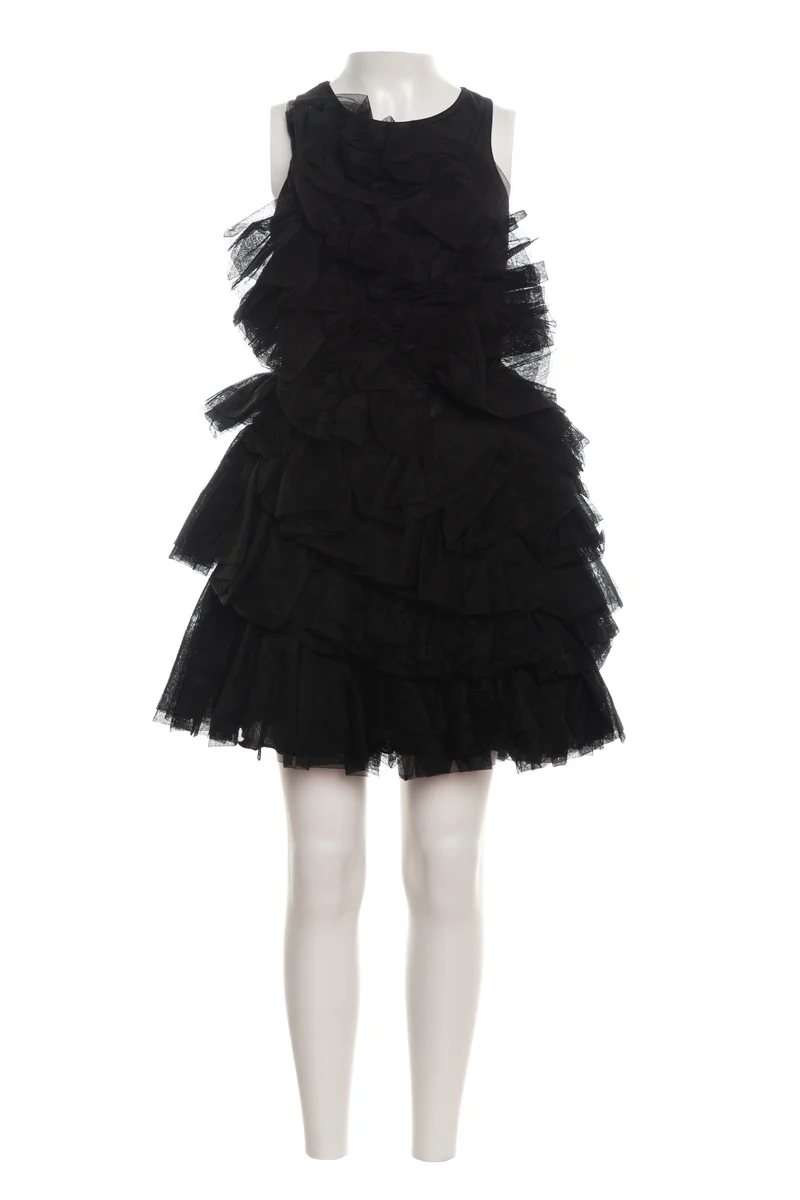 Abito Corto Aniye By Girl Frill Da Bambina Nero