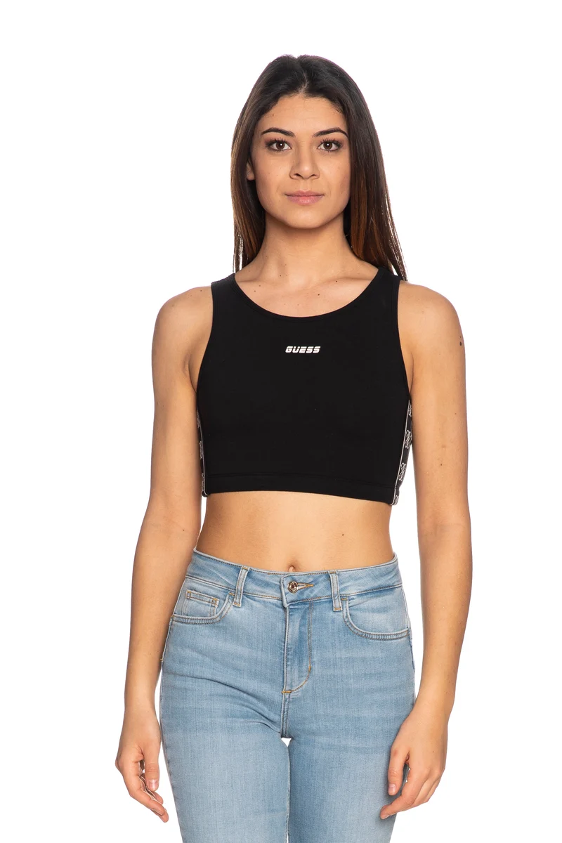 Top Guess Doreen Da Donna Nero