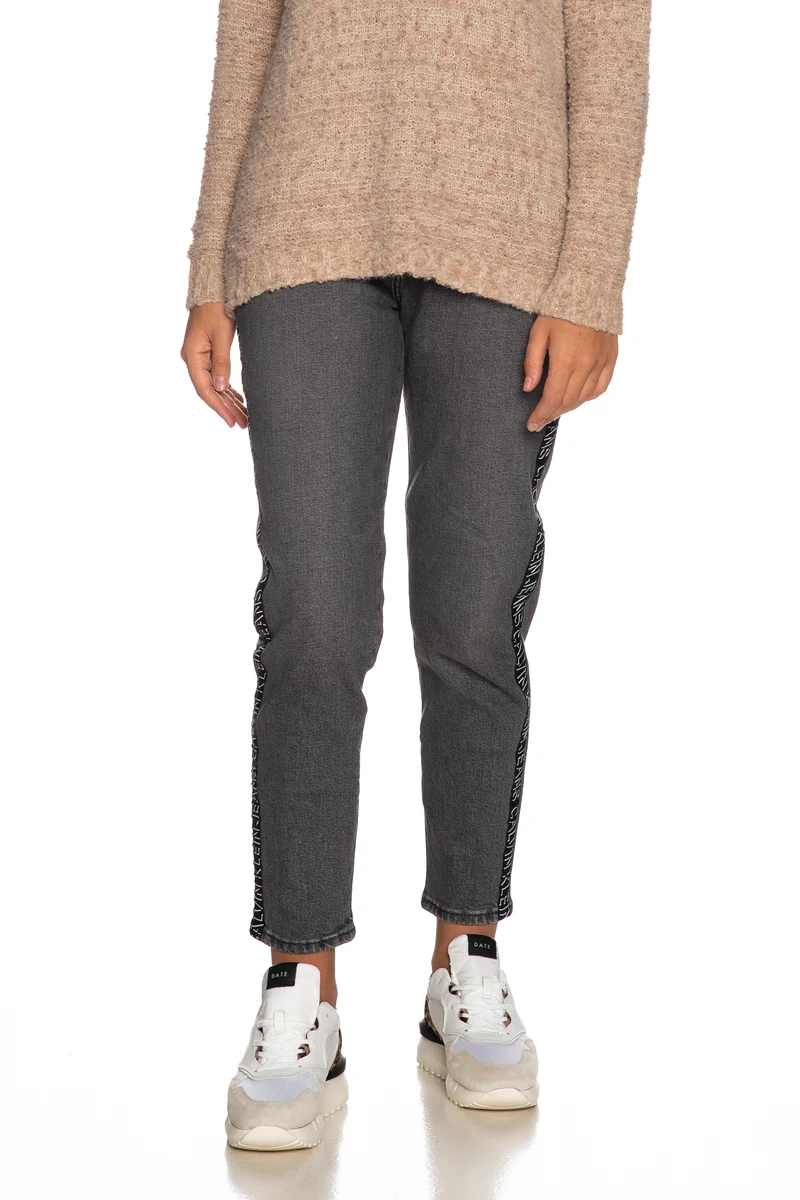 Jeans Calvin Klein Reconsidered Da Donna Denim Nero