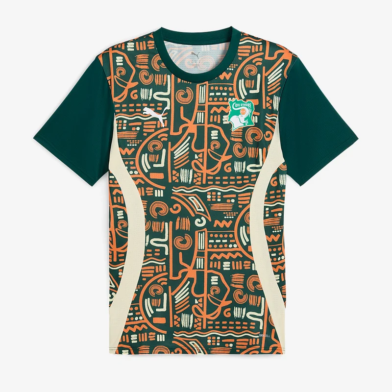 Maglia Puma Costa d'Avorio 2025 Maniche Corte Pre-Match