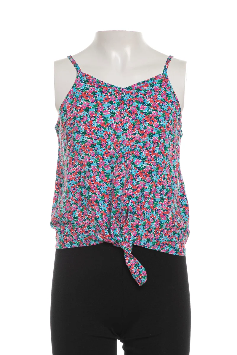 Top Kids Only Nova Da Bambina Stampa Floreale Rosso Fuxia Royal Celeste