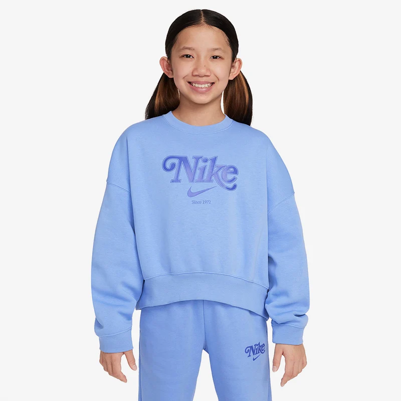 Top Nike Sportswear Bambini Grandi Trend Fleece Crop Crew