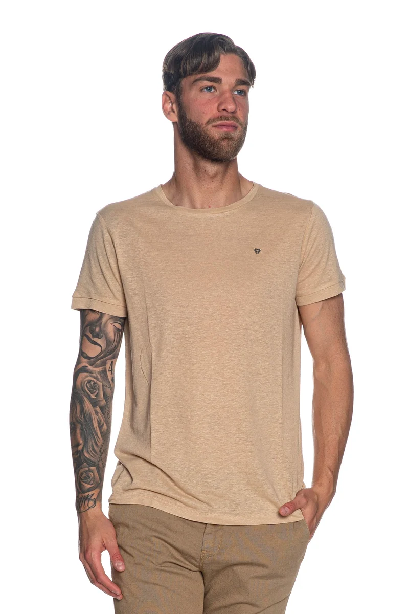 T Shirt Fifty Four Hafiz Da Uomo Sabbia