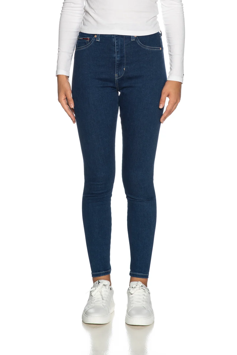 Jeans Tommy Hilfiger Sylvia Seamless Da Donna Denim Dark Blu