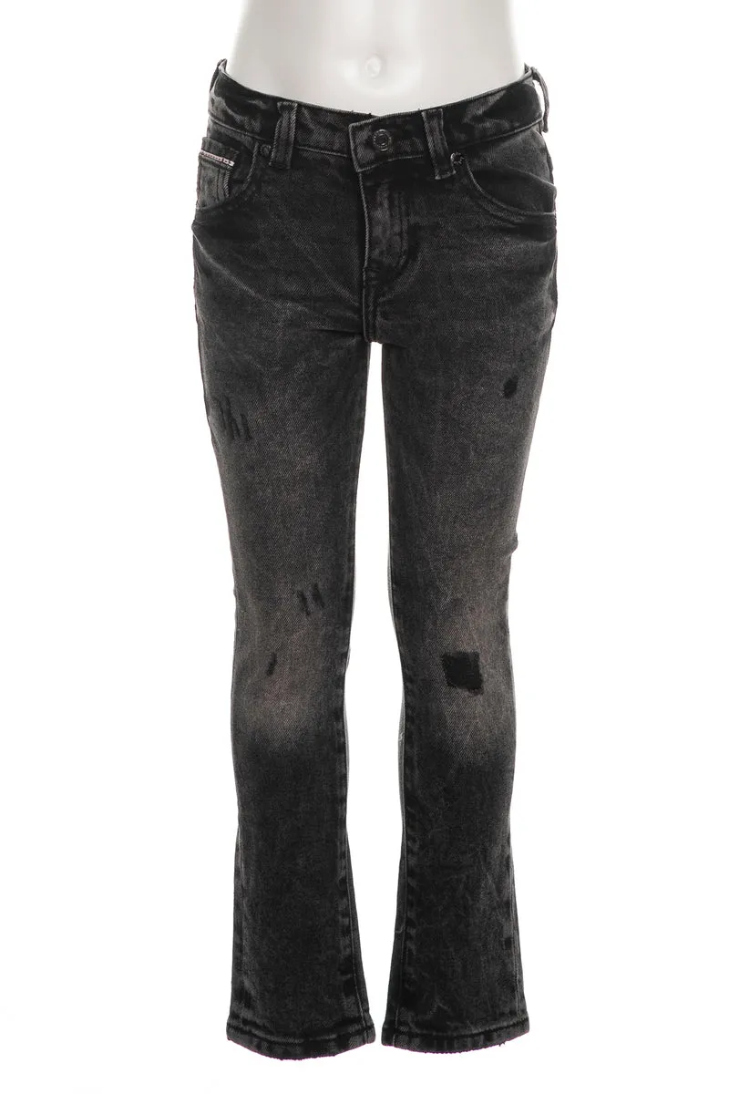 Black Denim Skinny Pants