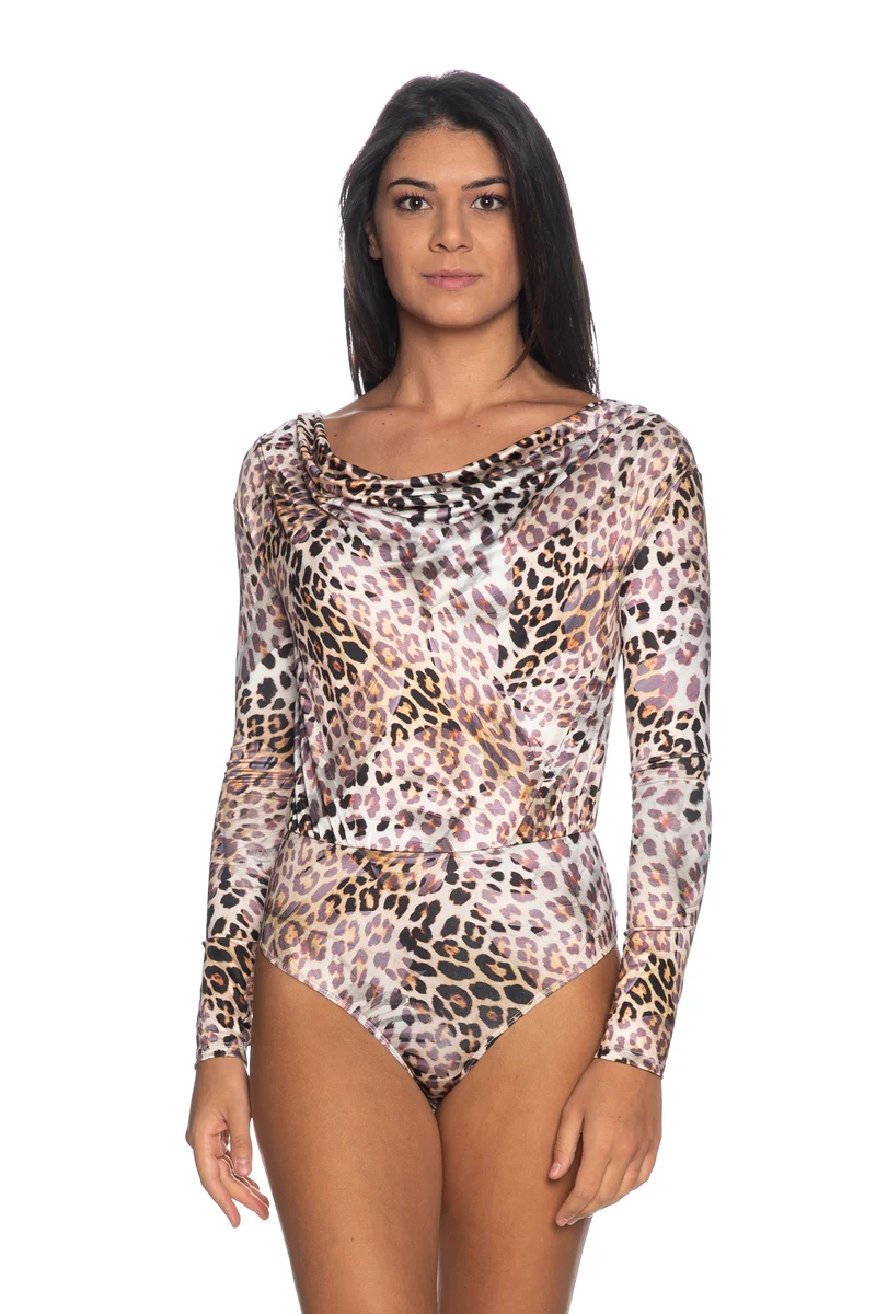 Body Guess Cowl Tesha Da Donna Maculato Marrone