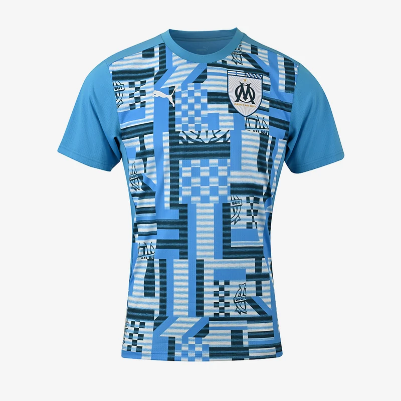Maglia Puma Olimpico di Marsiglia 24/25 Maniche Corte Pre-Match