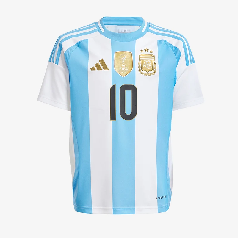 Maglia adidas Argentina 2024 Bambini Primo Kit con Messi 10