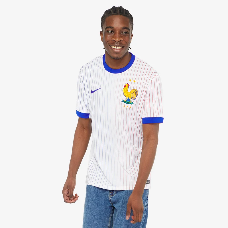 Maglia Nike Francia 2024 Dri-FIT Stadium Maniche Corte Trasferta