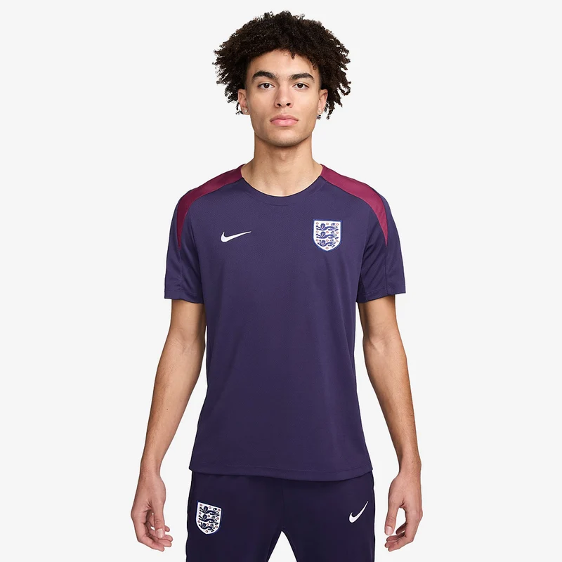 Top Nike Inghilterra 2024 Dri-FIT Strike Maniche Corte