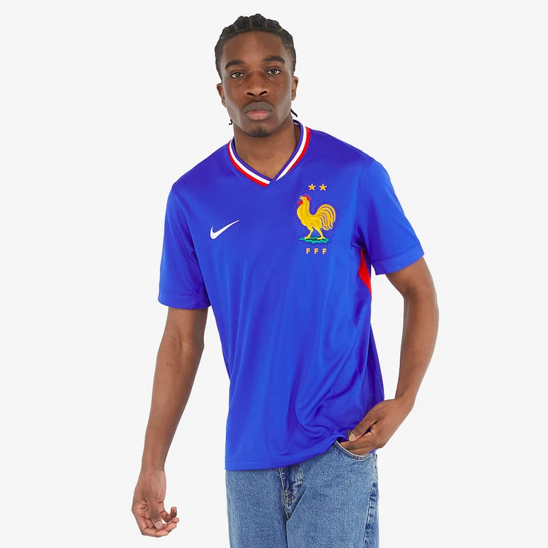 Maglia Nike Francia 2024 Dri-FIT Stadium Maniche Corte Primo Kit