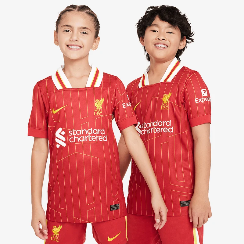 Maglia Nike Liverpool 24/25 Bambini Dri-FIT Stadium Maniche Corte Primo Kit