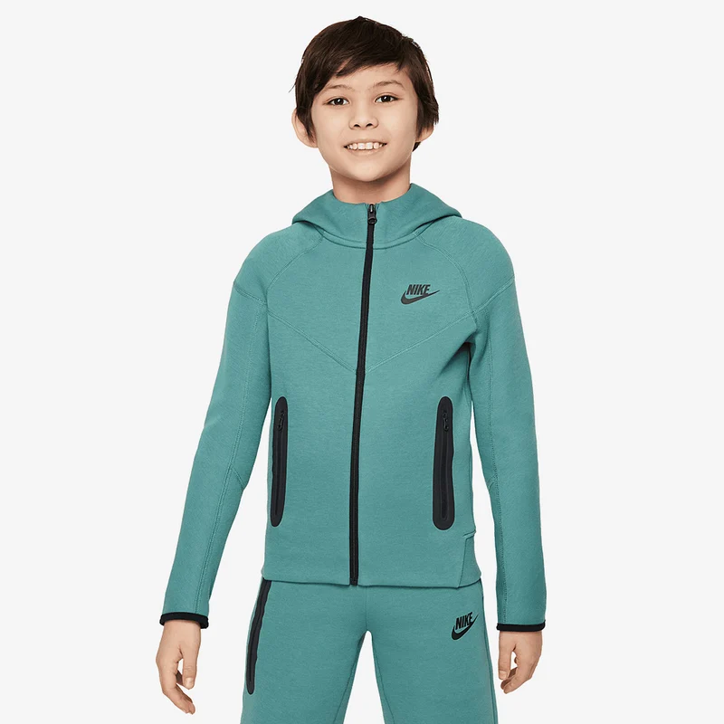 Hoodie Nike Sportswear Bambini Grandi Tech Fleece Zip Lunga (8-15 Anni)